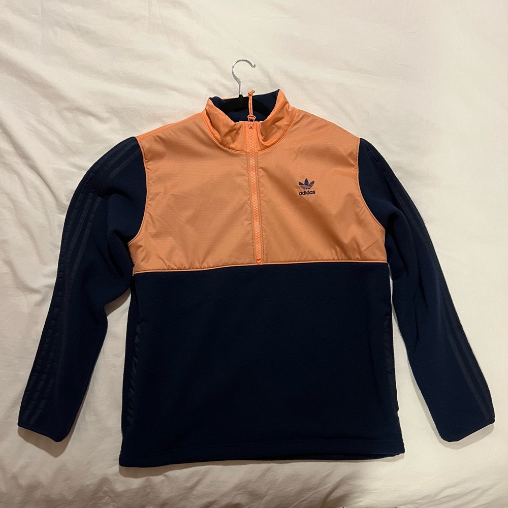 Adidas original winterized half-zip jacket size medium